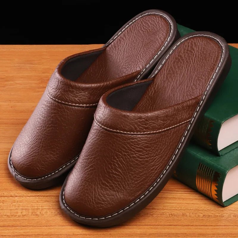 Mules en cuir pour homme "Le Cocon" - Restaur Cuirs
