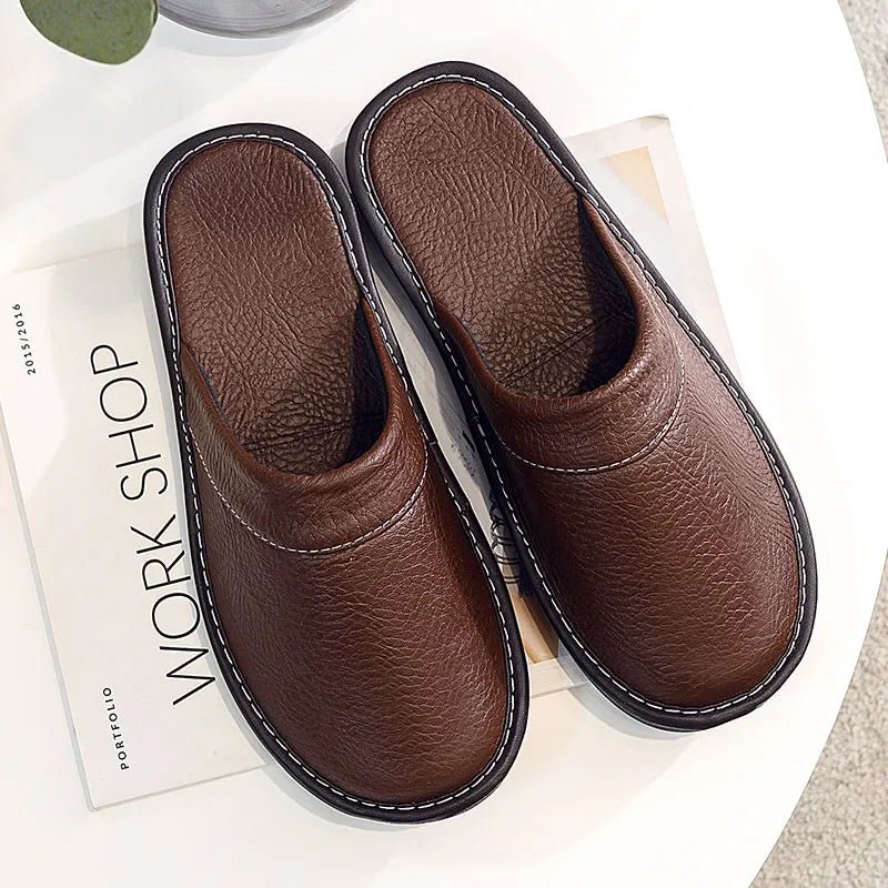Mules en cuir pour homme "Le Cocon" - Restaur Cuirs