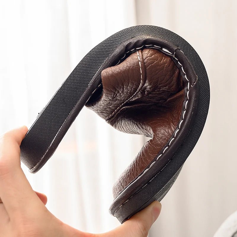 Mules en cuir pour homme "Le Cocon" - Restaur Cuirs
