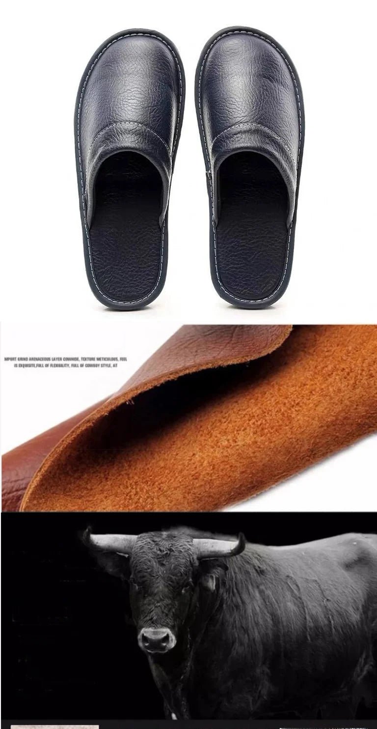 Mules en cuir pour homme "Le Cocon" - Restaur Cuirs
