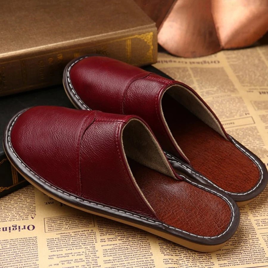 Mules en cuir pour homme "Le Prestige" - Restaur Cuirs