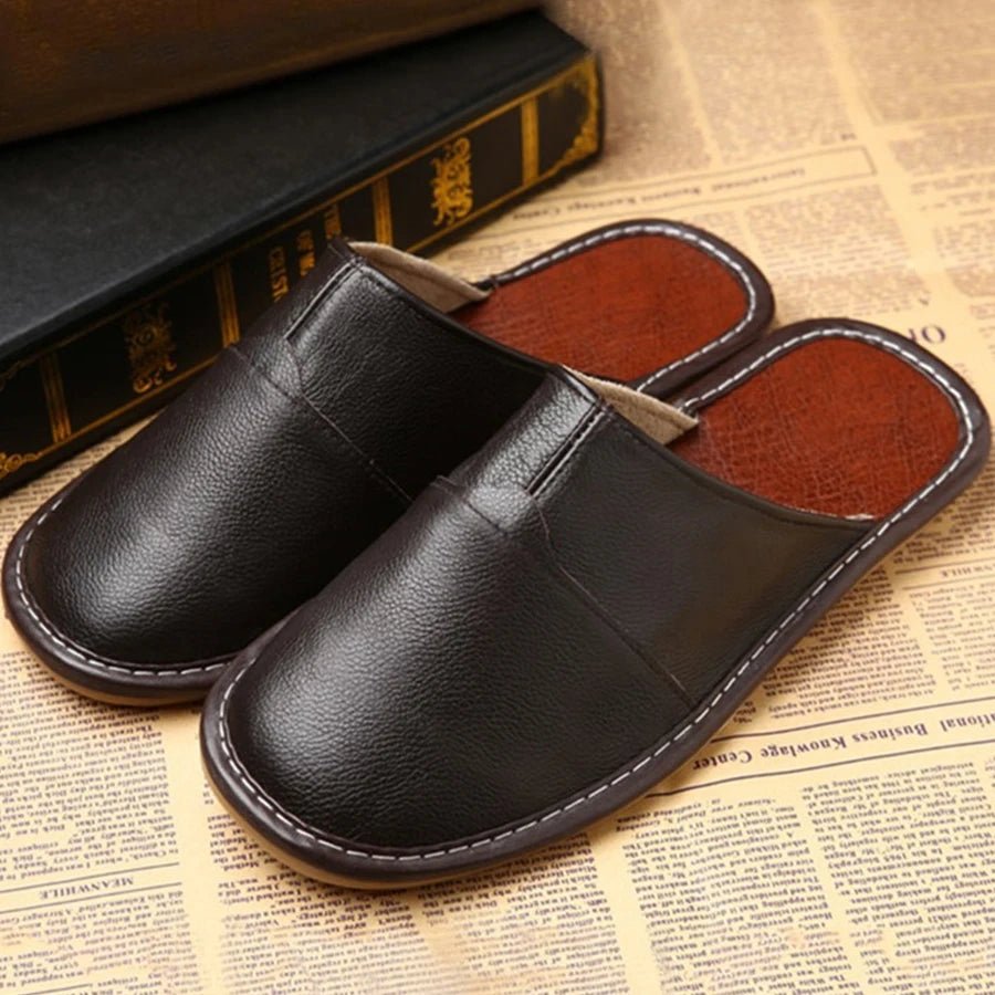 Mules en cuir pour homme "Le Prestige" - Restaur Cuirs