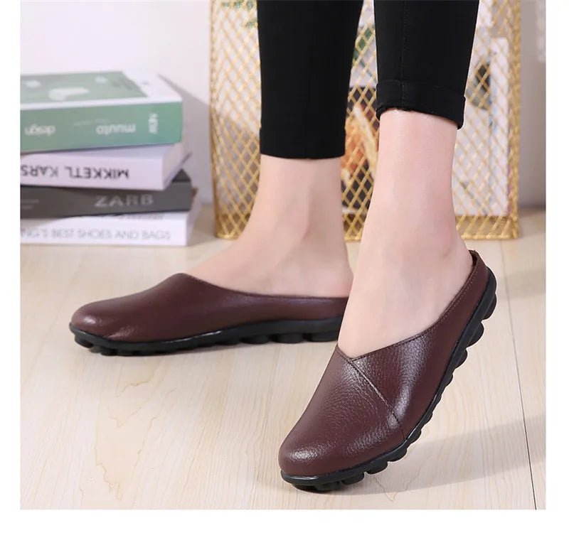 Mules femme cuir confort "La Romaine" - Restaur Cuirs