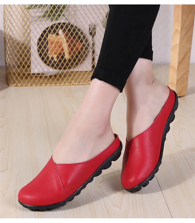 Mules femme cuir confort "La Romaine" - Restaur Cuirs