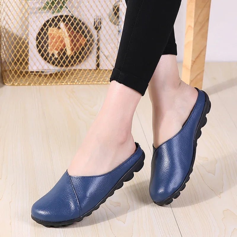 Mules femme cuir confort "La Romaine" - Restaur Cuirs