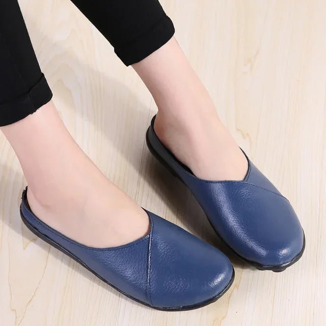 Mules femme cuir confort "La Romaine" - Restaur Cuirs