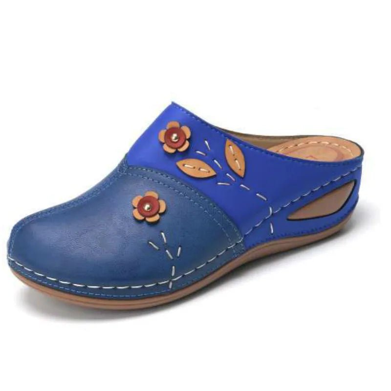 Mules pour femmes en cuir "La Bohème" - Restaur Cuirs