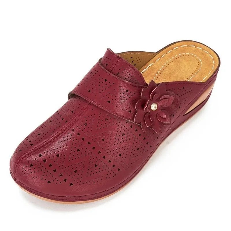 Mules pour femmes en cuir "La Bohème" - Restaur Cuirs