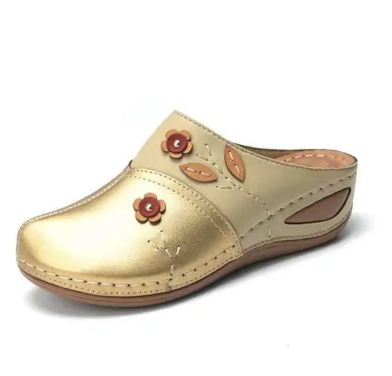 Mules pour femmes en cuir "La Bohème" - Restaur Cuirs