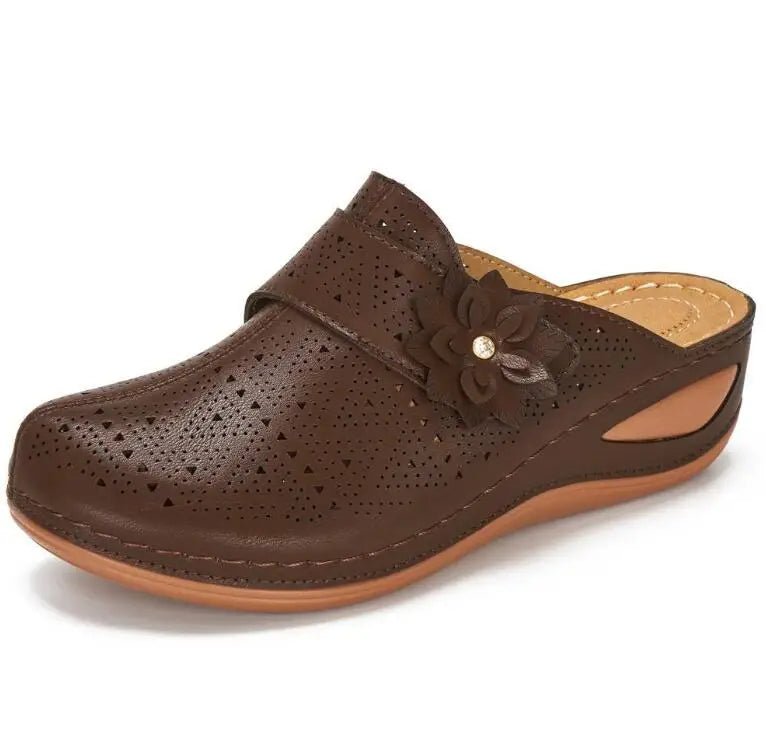 Mules pour femmes en cuir "La Bohème" - Restaur Cuirs