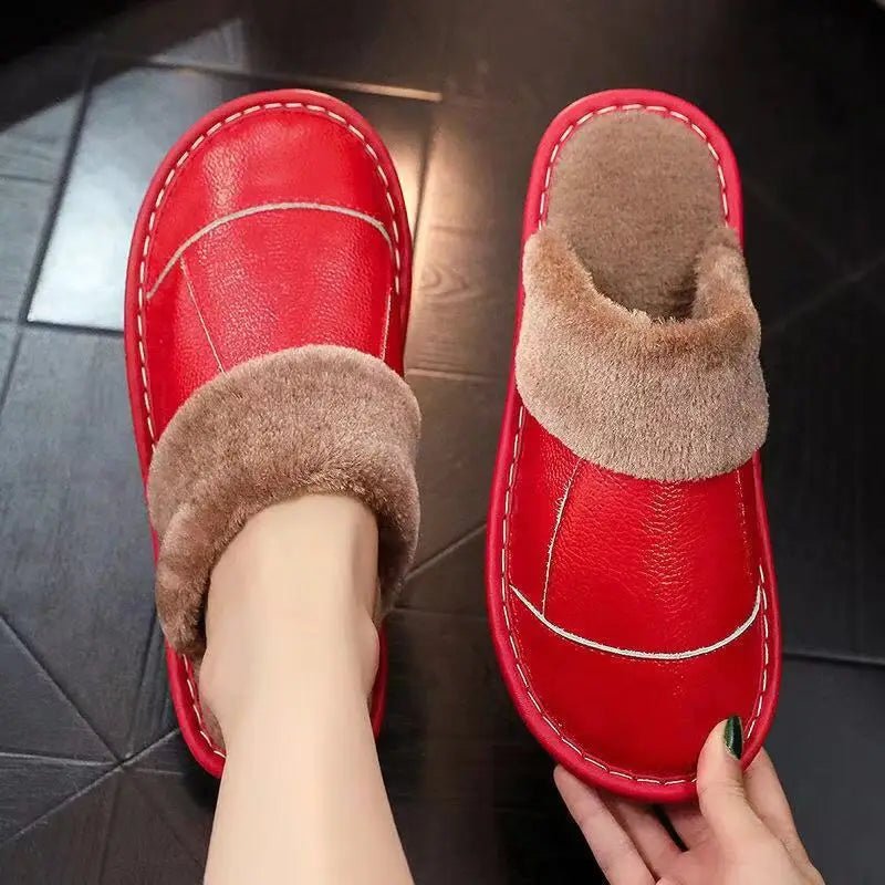 Mules pour femmes en cuir "La Douillette" - Restaur Cuirs