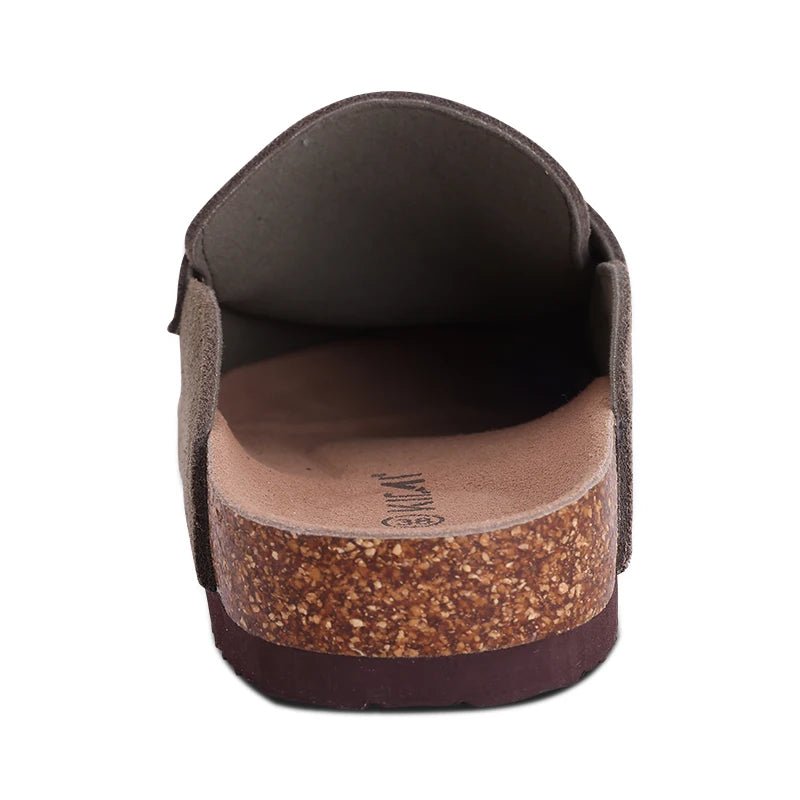 Mules pour femmes en cuir "L'Anglaise - Restaur Cuirs