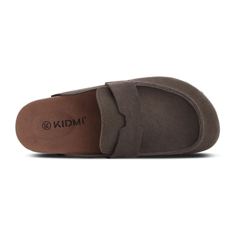 Mules pour femmes en cuir "L'Anglaise - Restaur Cuirs