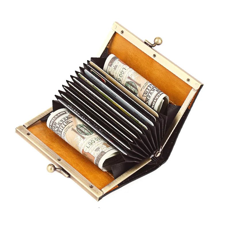 Porte - monnaie en cuir pour femme élégant "La Nymphe" - Restaur Cuirs