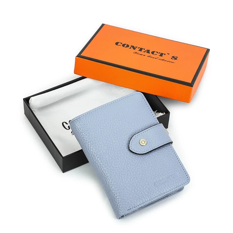 Porte - monnaie en cuir pour femme élégant "La Saphir" - Restaur Cuirs