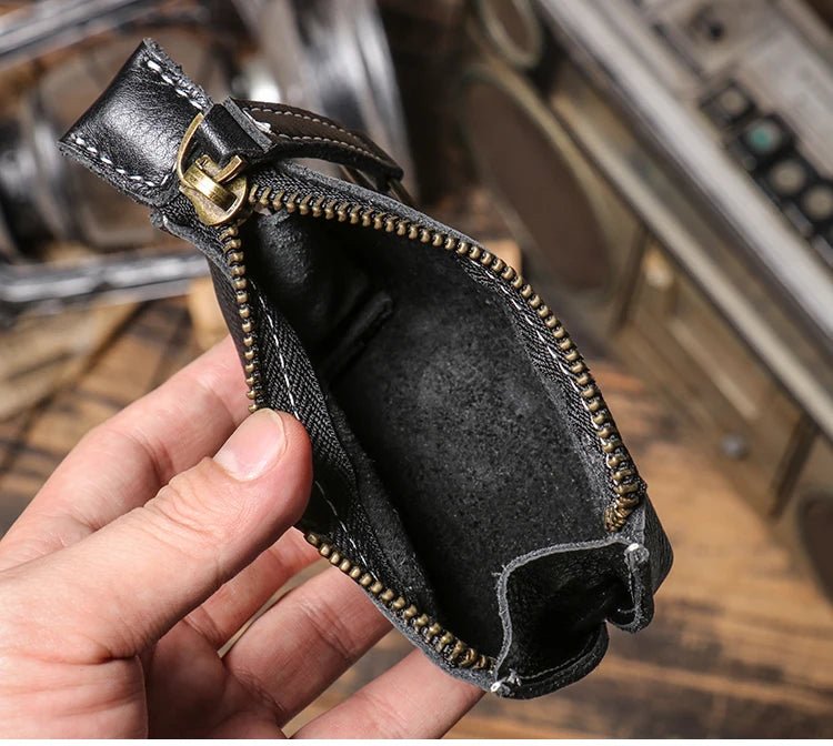 Porte monnaie en cuir pour femme "La Absolue" - Restaur Cuirs