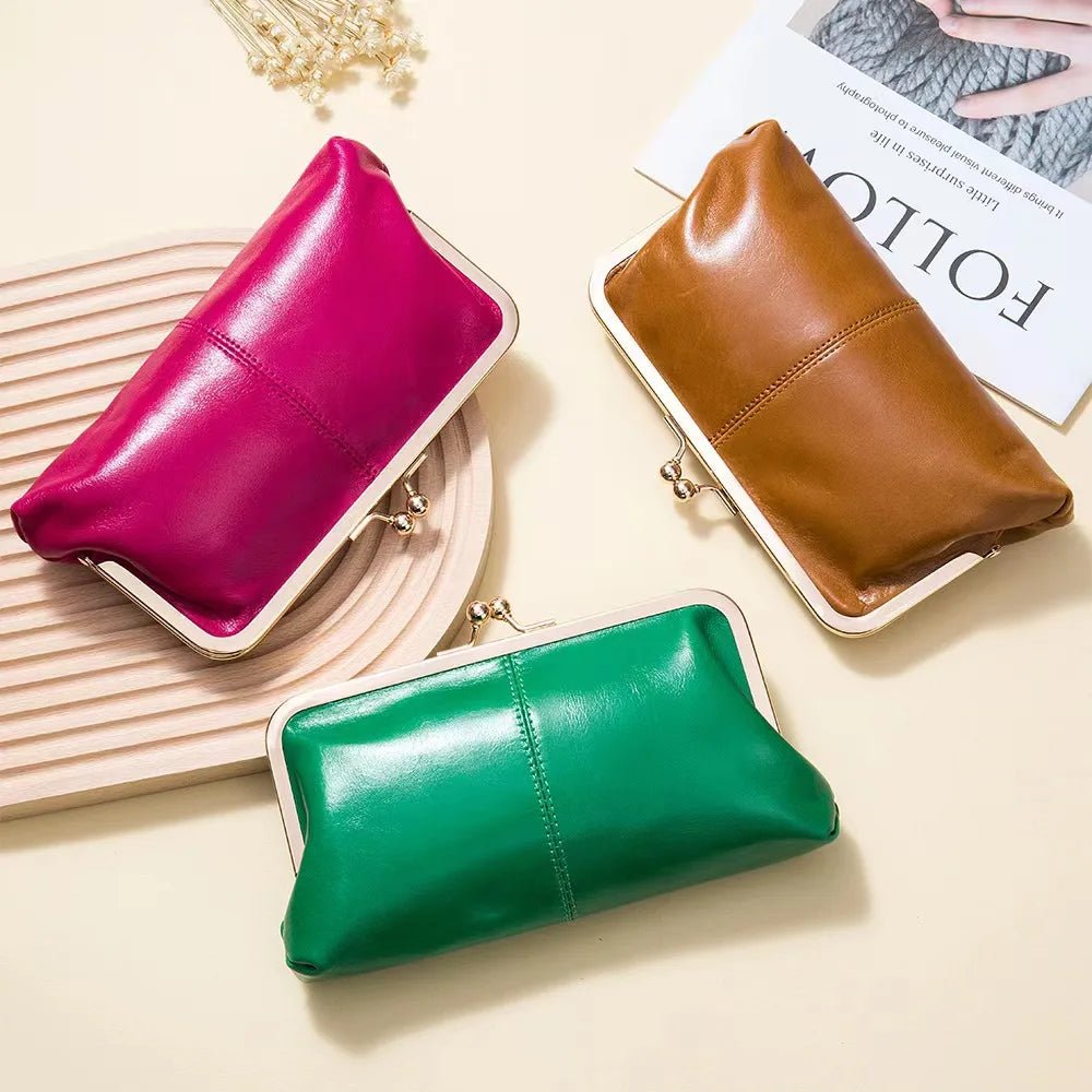 Porte - monnaie en cuir pour femme "La Galante" - Restaur Cuirs