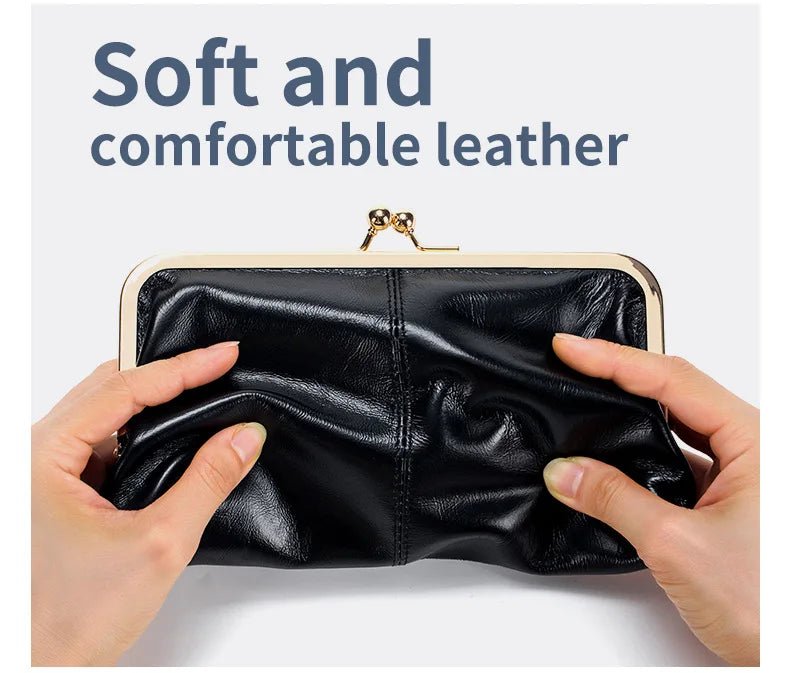 Porte - monnaie en cuir pour femme "La Galante" - Restaur Cuirs