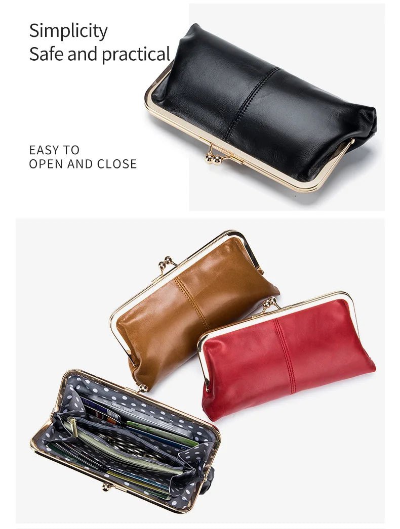 Porte - monnaie en cuir pour femme "La Galante" - Restaur Cuirs