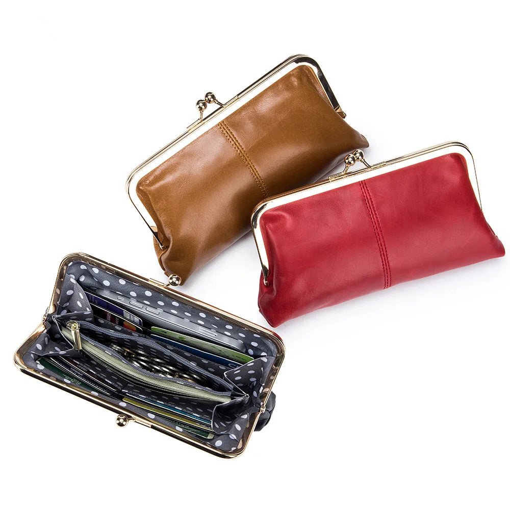 Porte - monnaie en cuir pour femme "La Galante" - Restaur Cuirs