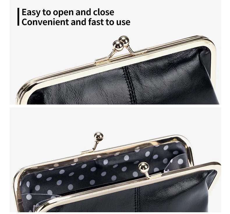 Porte - monnaie en cuir pour femme "La Galante" - Restaur Cuirs