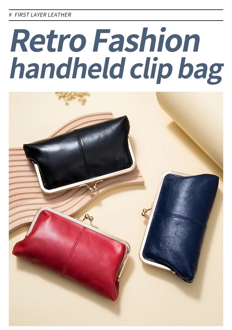 Porte - monnaie en cuir pour femme "La Galante" - Restaur Cuirs
