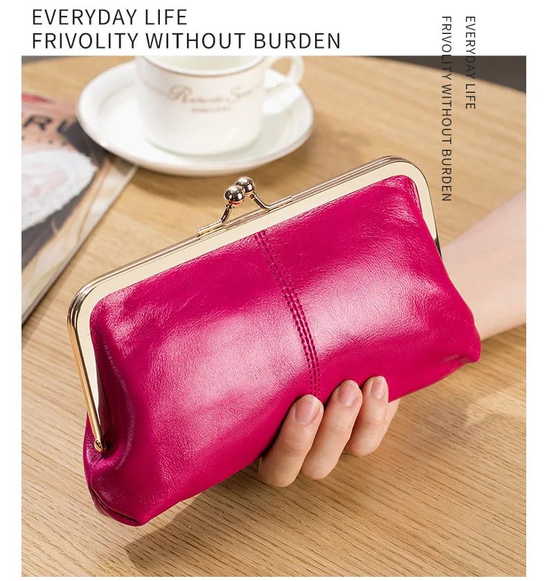 Porte - monnaie en cuir pour femme "La Galante" - Restaur Cuirs