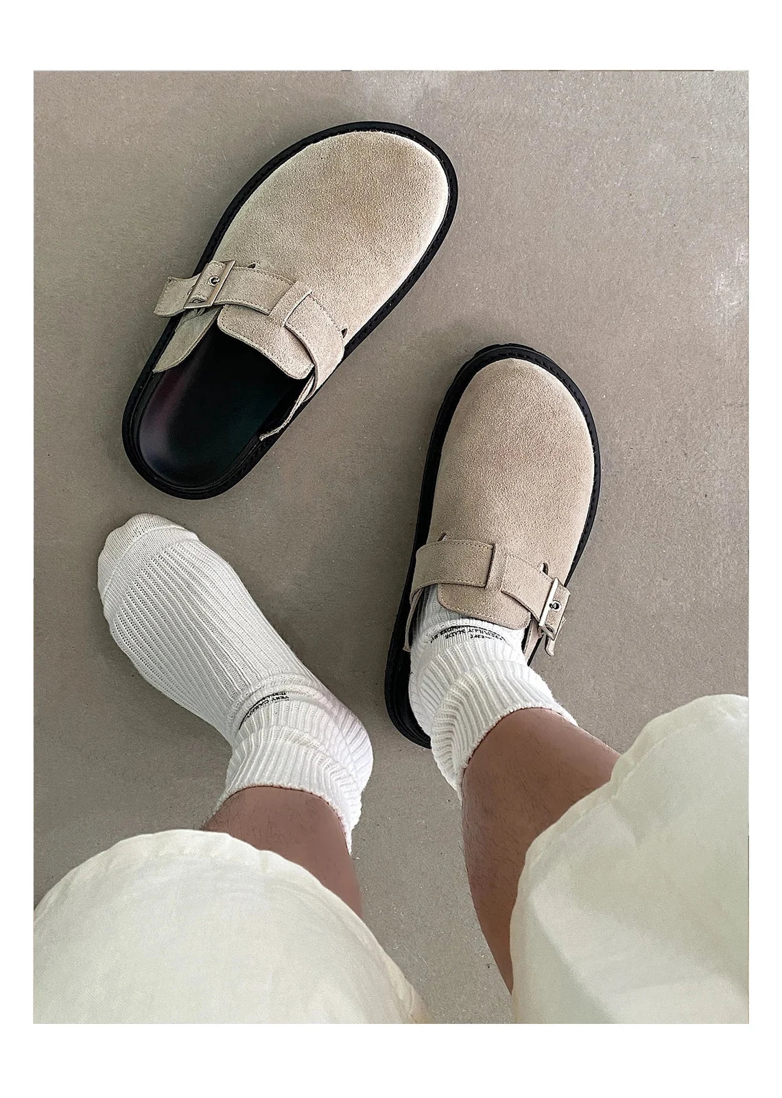 Sabots en Cuir pour Homme "Le Samouraï"