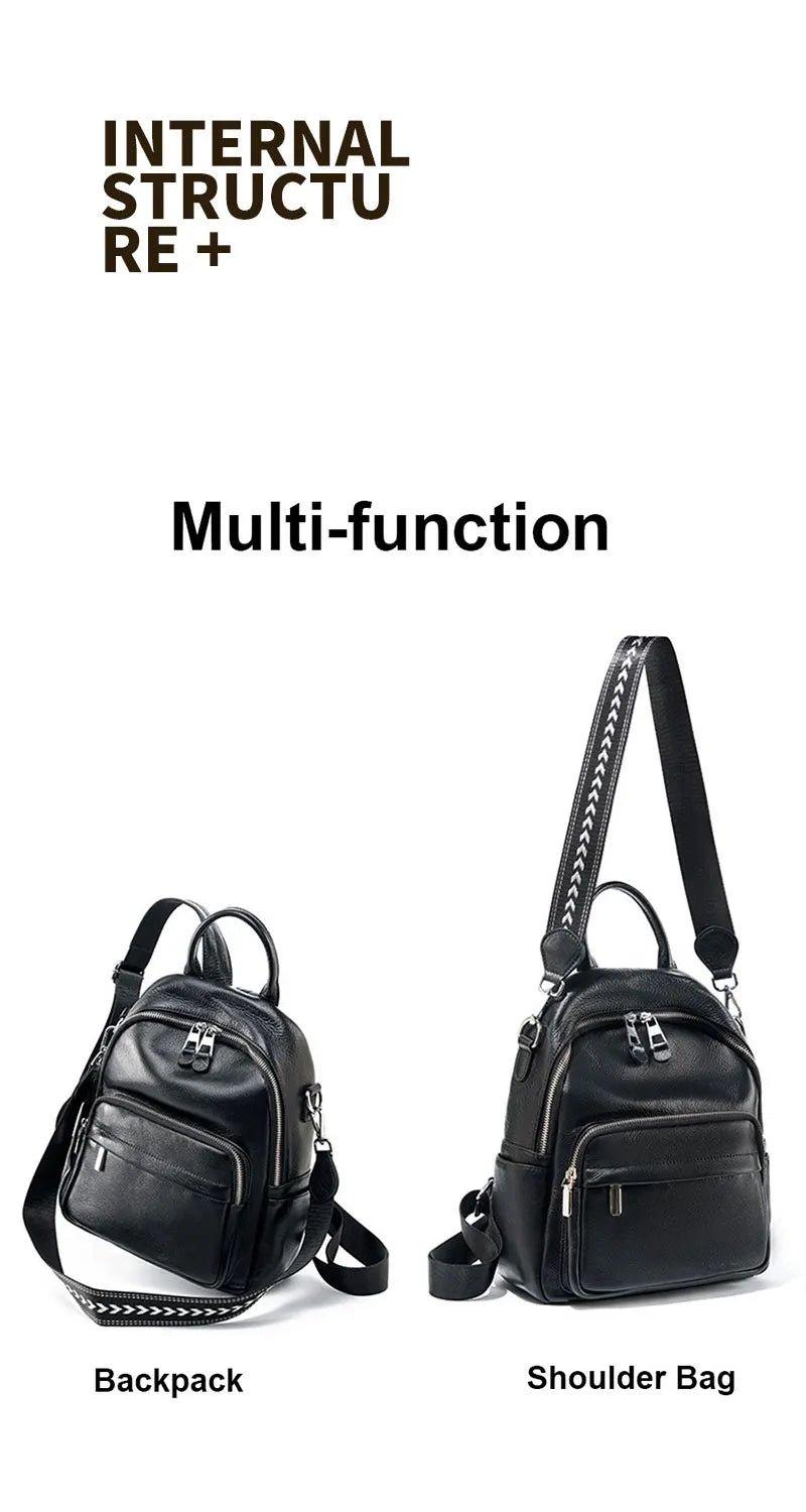 Sac à Dos Cuir Femme élégant "La Améthyste"