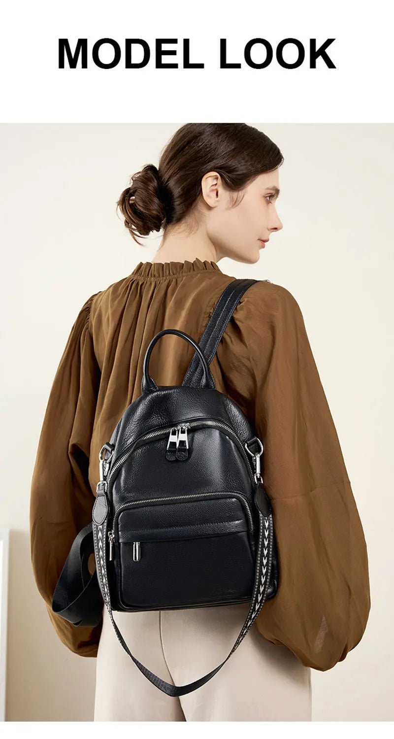 Sac à Dos Cuir Femme élégant "La Améthyste"