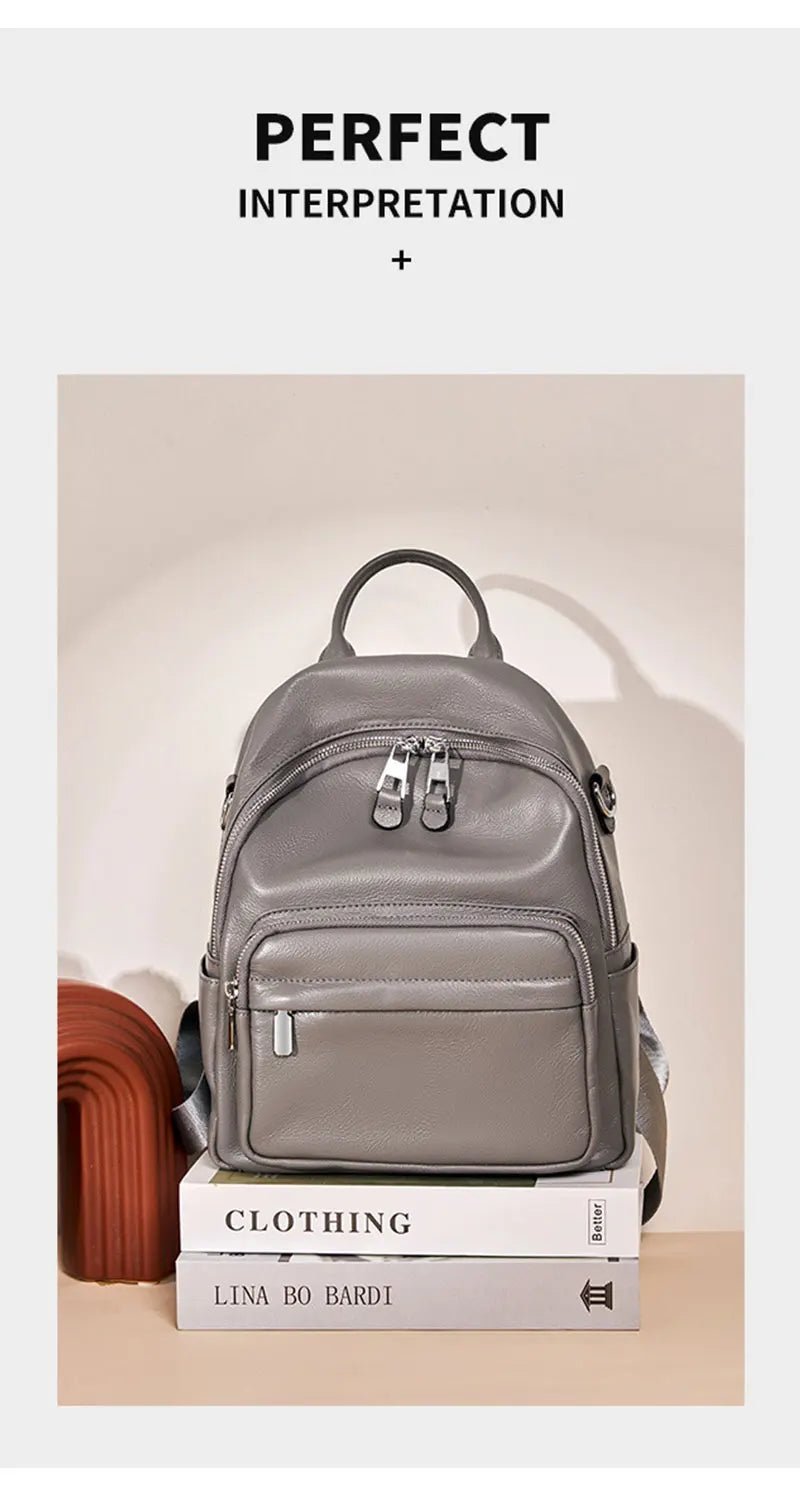 Sac à Dos Cuir Femme élégant "La Améthyste"