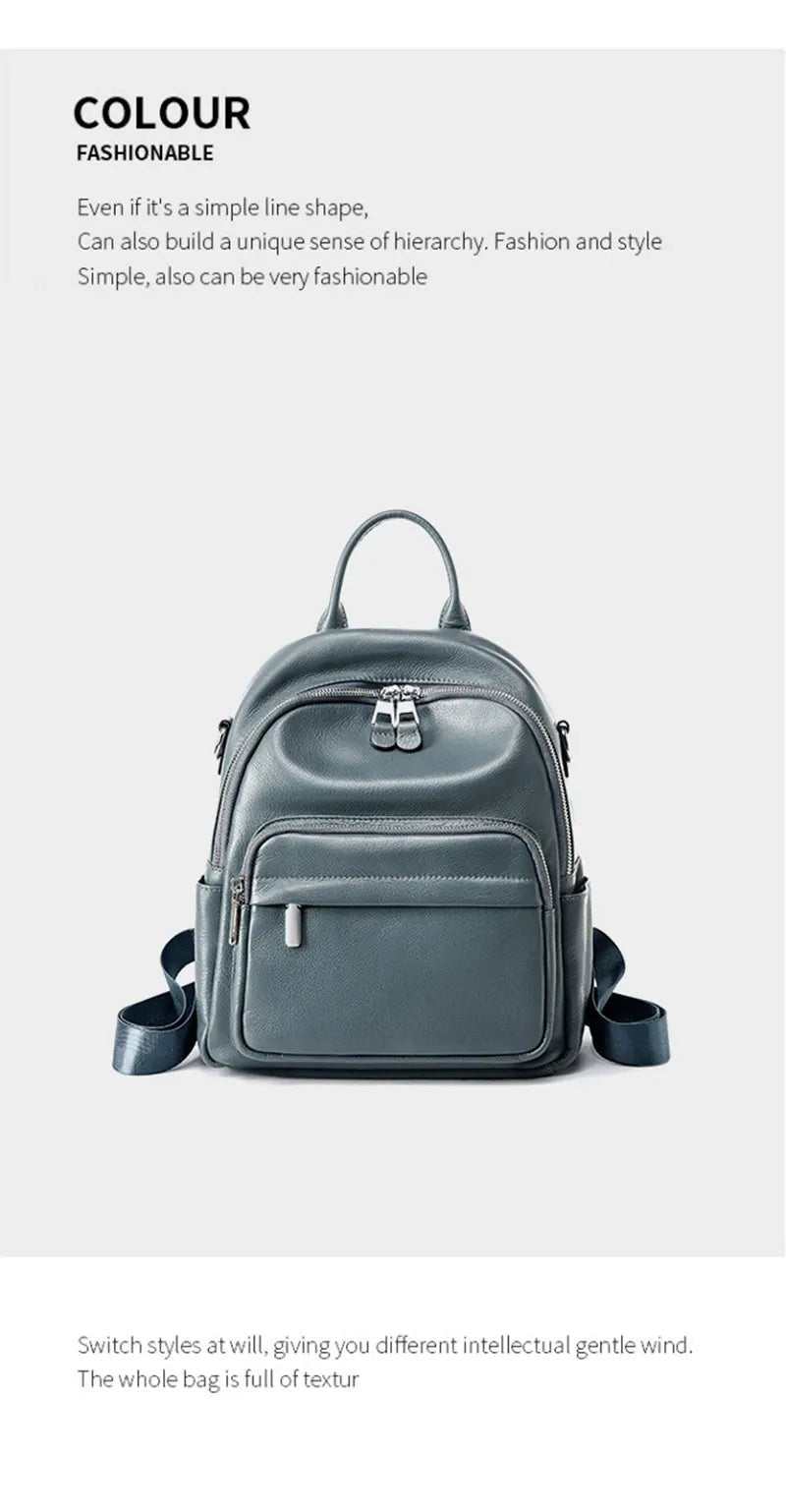 Sac à Dos Cuir Femme élégant "La Améthyste"