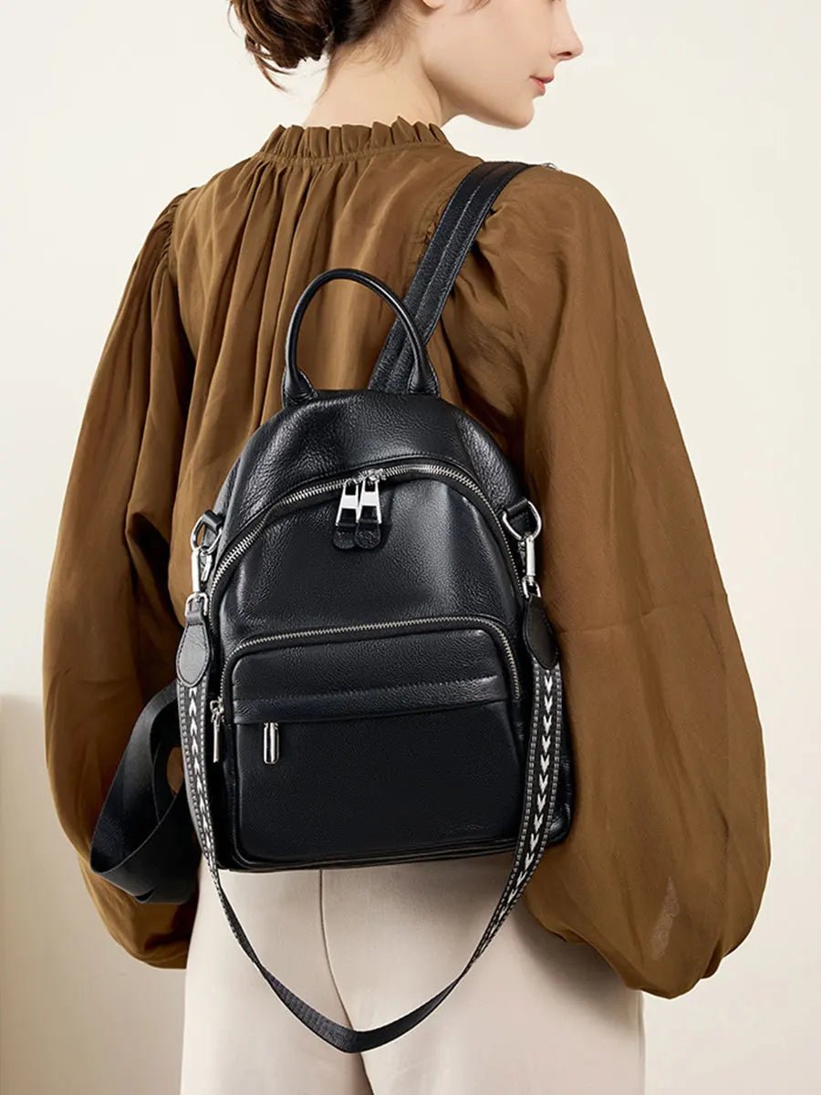 Sac à Dos Cuir Femme élégant "La Améthyste"