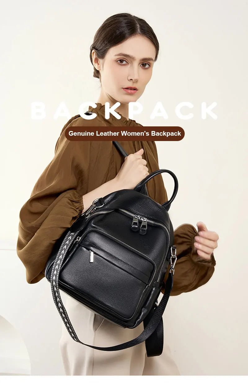 Sac à Dos Cuir Femme élégant "La Améthyste"