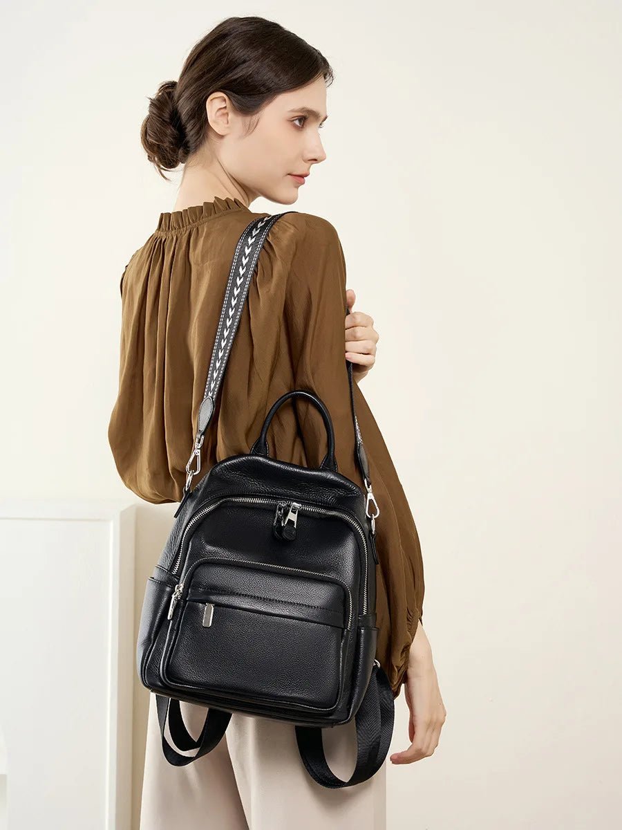 Sac à Dos Cuir Femme élégant "La Améthyste"