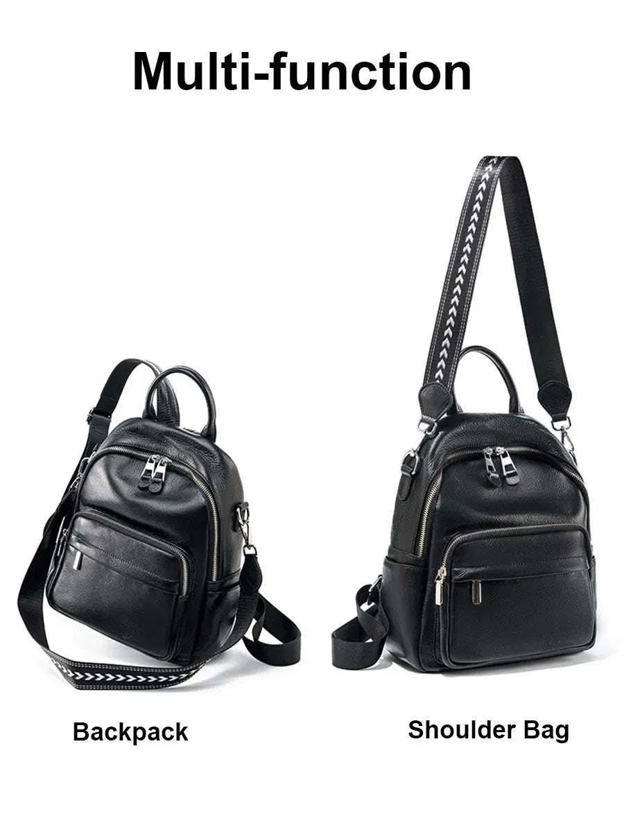 Sac à Dos Cuir Femme élégant "La Améthyste"