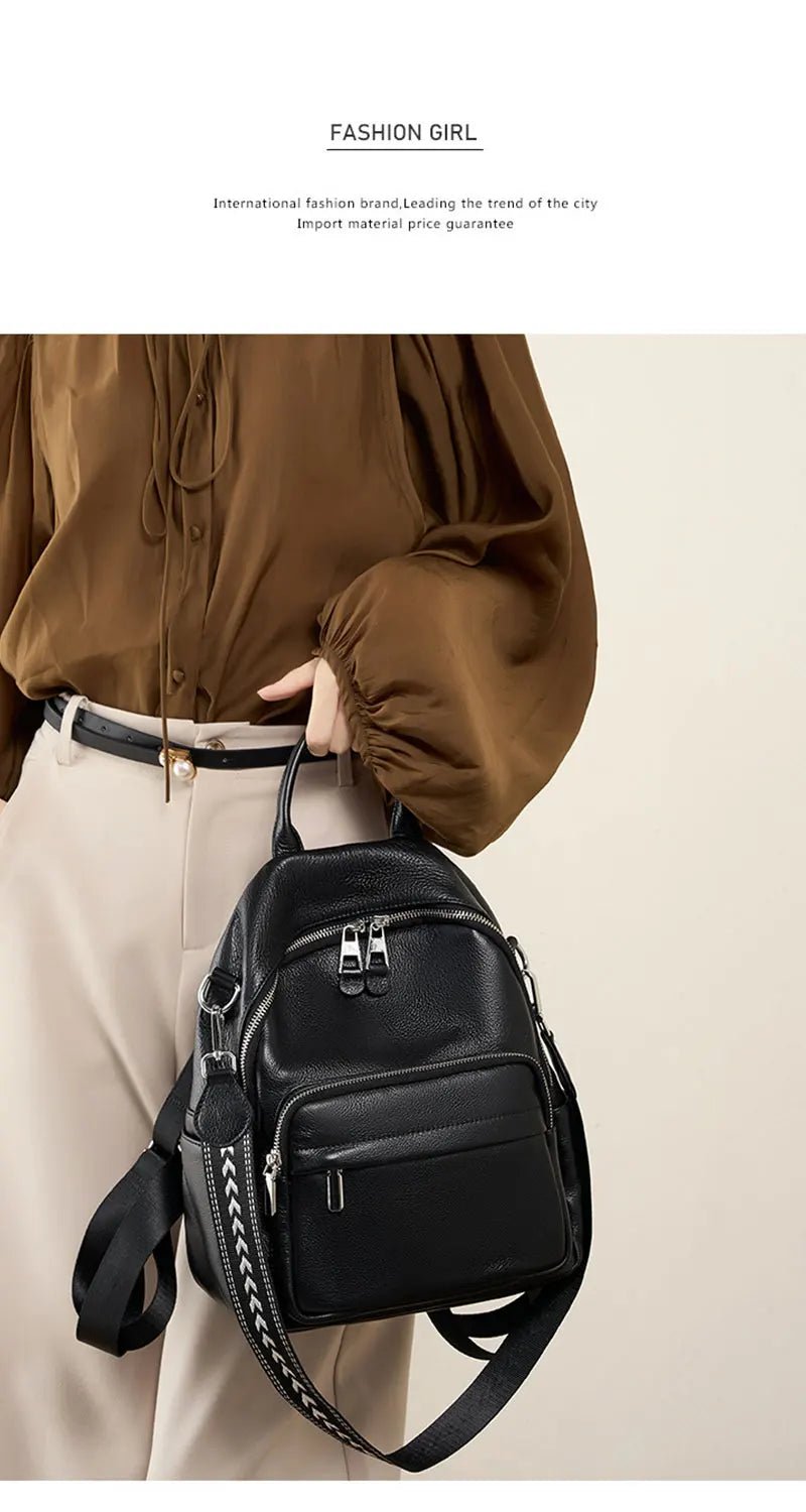 Sac à Dos Cuir Femme élégant "La Améthyste"