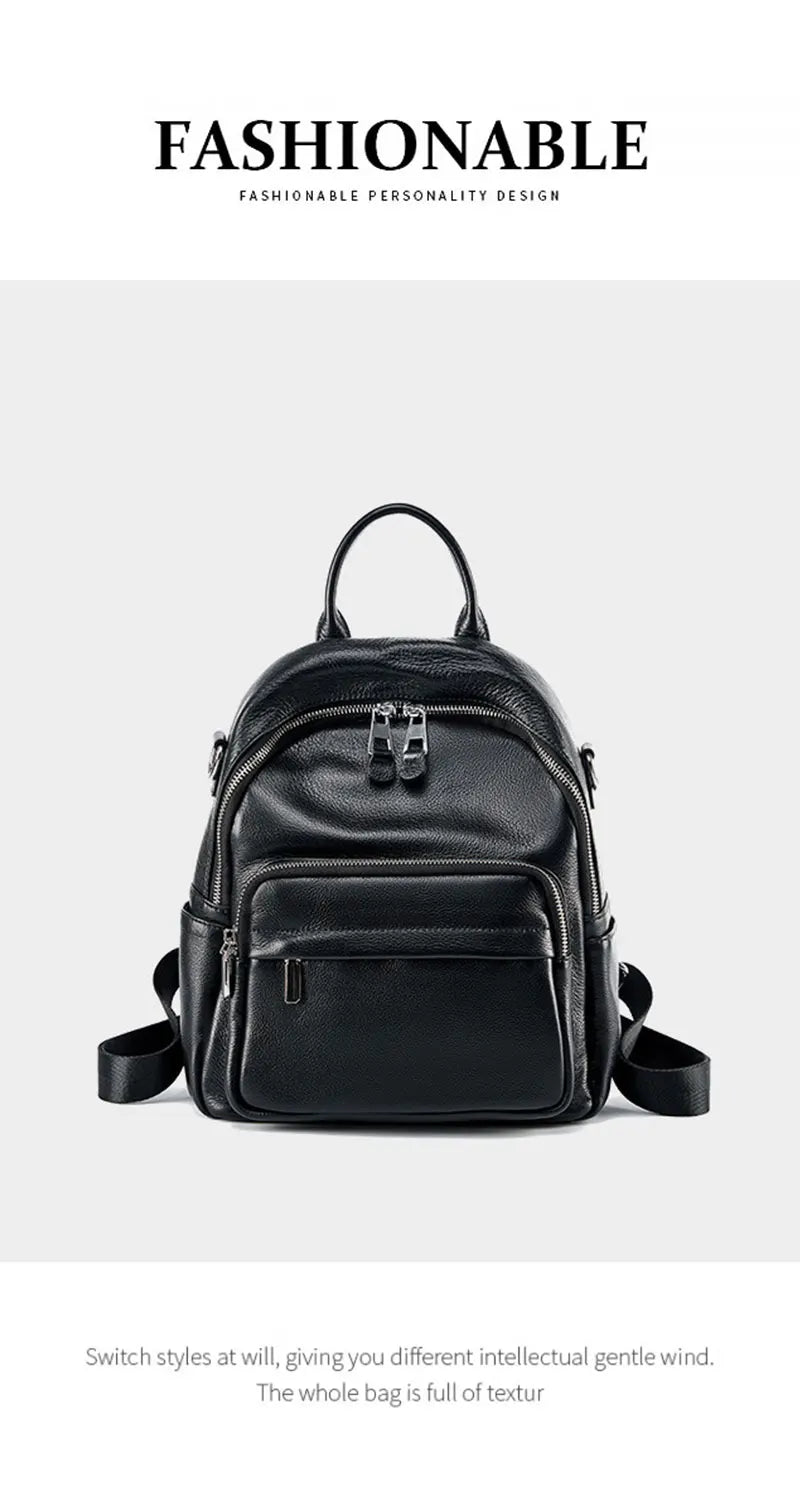 Sac à Dos Cuir Femme élégant "La Améthyste"