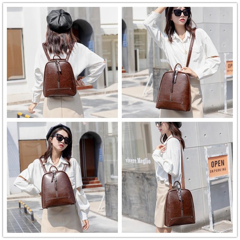 Sac à Dos Cuir Femme Élégant "La Concorde"