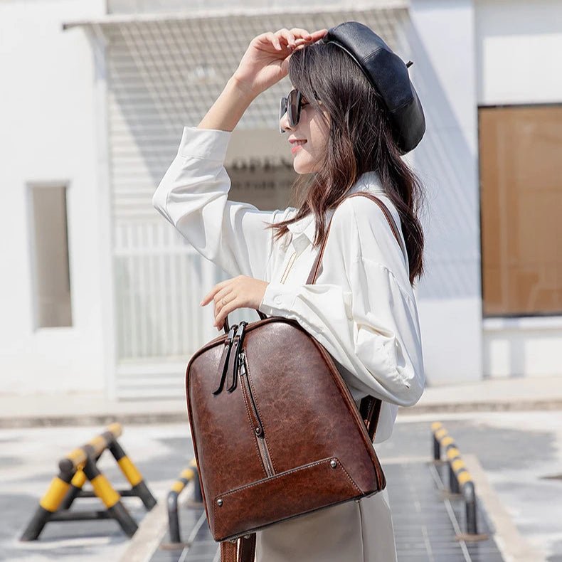 Sac à Dos Cuir Femme Élégant "La Concorde"