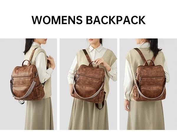 Sac à Dos Cuir Femme Élégant "La Fabuleuse"