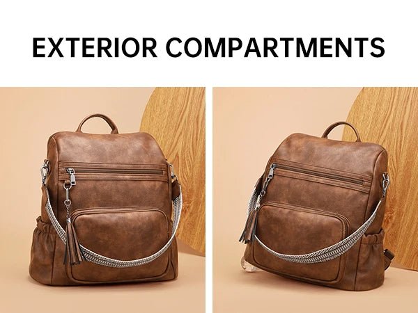 Sac à Dos Cuir Femme Élégant "La Fabuleuse"
