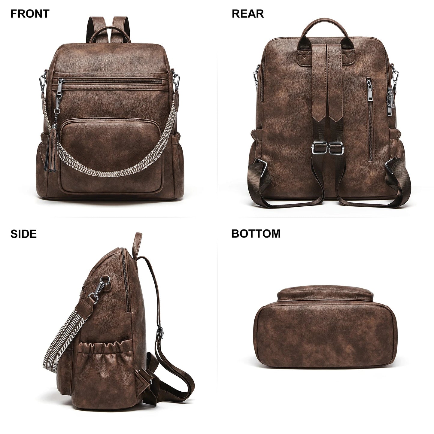 Sac à Dos Cuir Femme Élégant "La Fabuleuse"