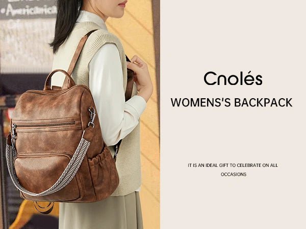 Sac à Dos Cuir Femme Élégant "La Fabuleuse"