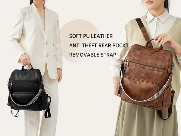 Sac à Dos Cuir Femme Élégant "La Fabuleuse"