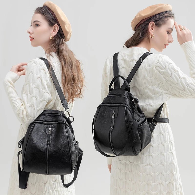 Sac à Dos Cuir Femme élégant "L'Intégrale"