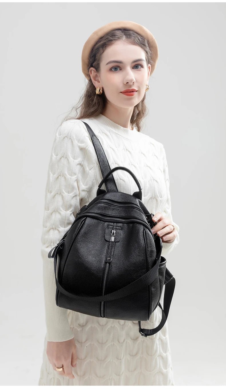 Sac à Dos Cuir Femme élégant "L'Intégrale"