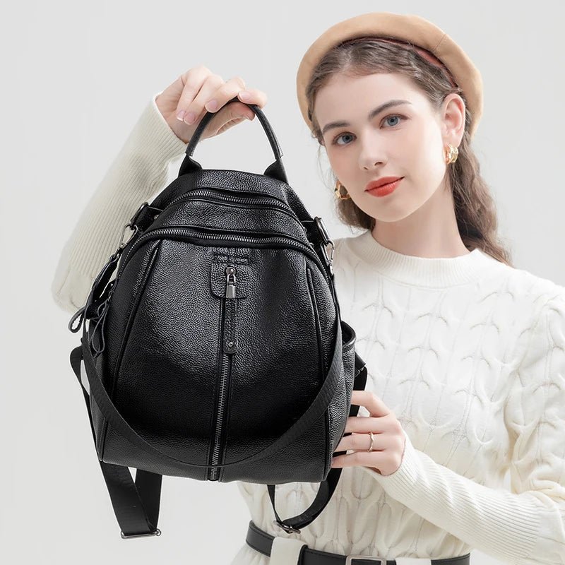 Sac à Dos Cuir Femme élégant "L'Intégrale"