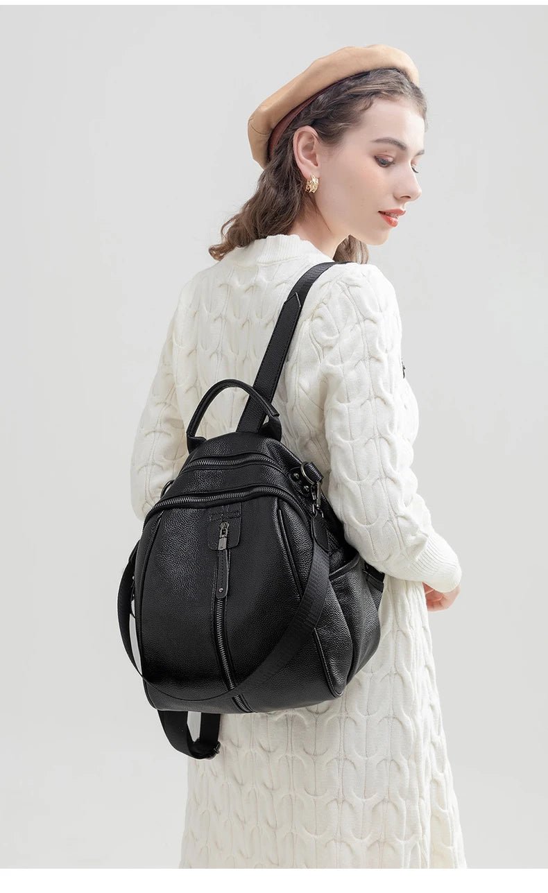 Sac à Dos Cuir Femme élégant "L'Intégrale"