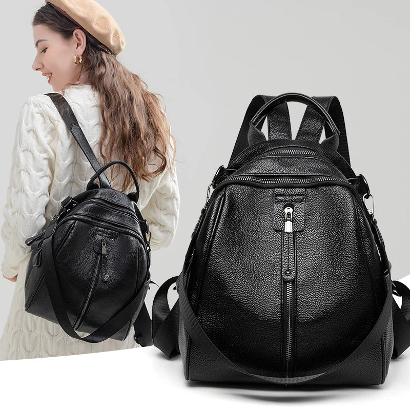 Sac à Dos Cuir Femme élégant "L'Intégrale"